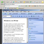 Windows Live Writer (Blogging) Screenshot